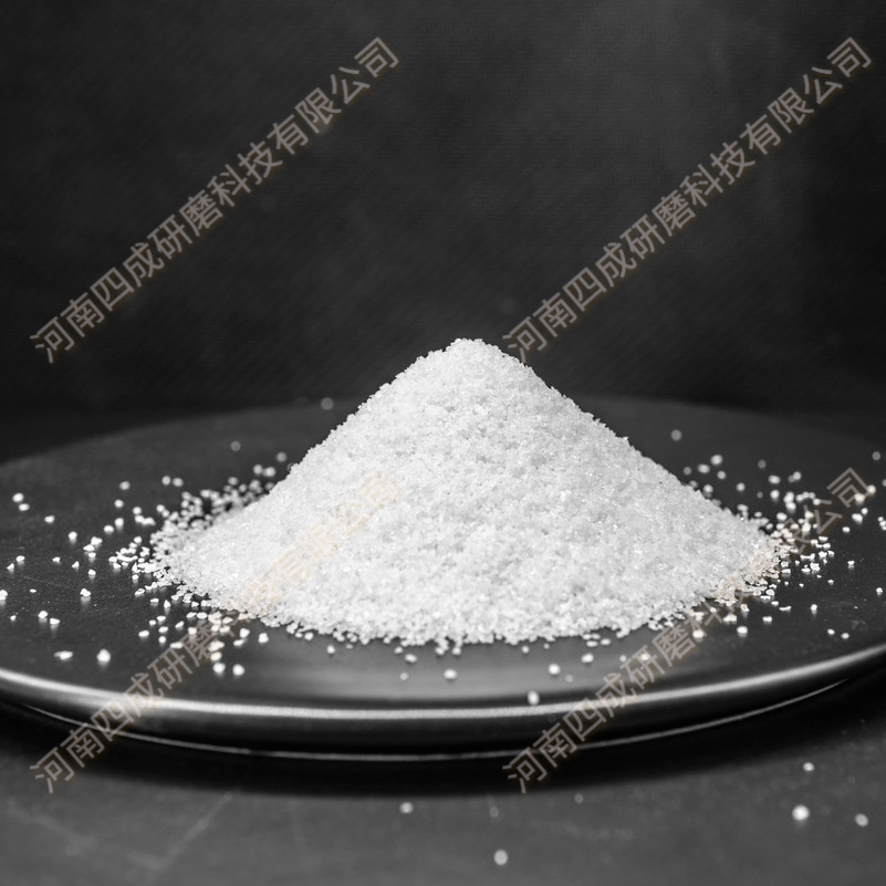 铁路轨道配件喷砂用白刚玉磨料